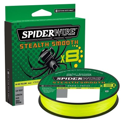 SpiderWire Stealth Smooth 8 Hi-Vis Yellow 150 m